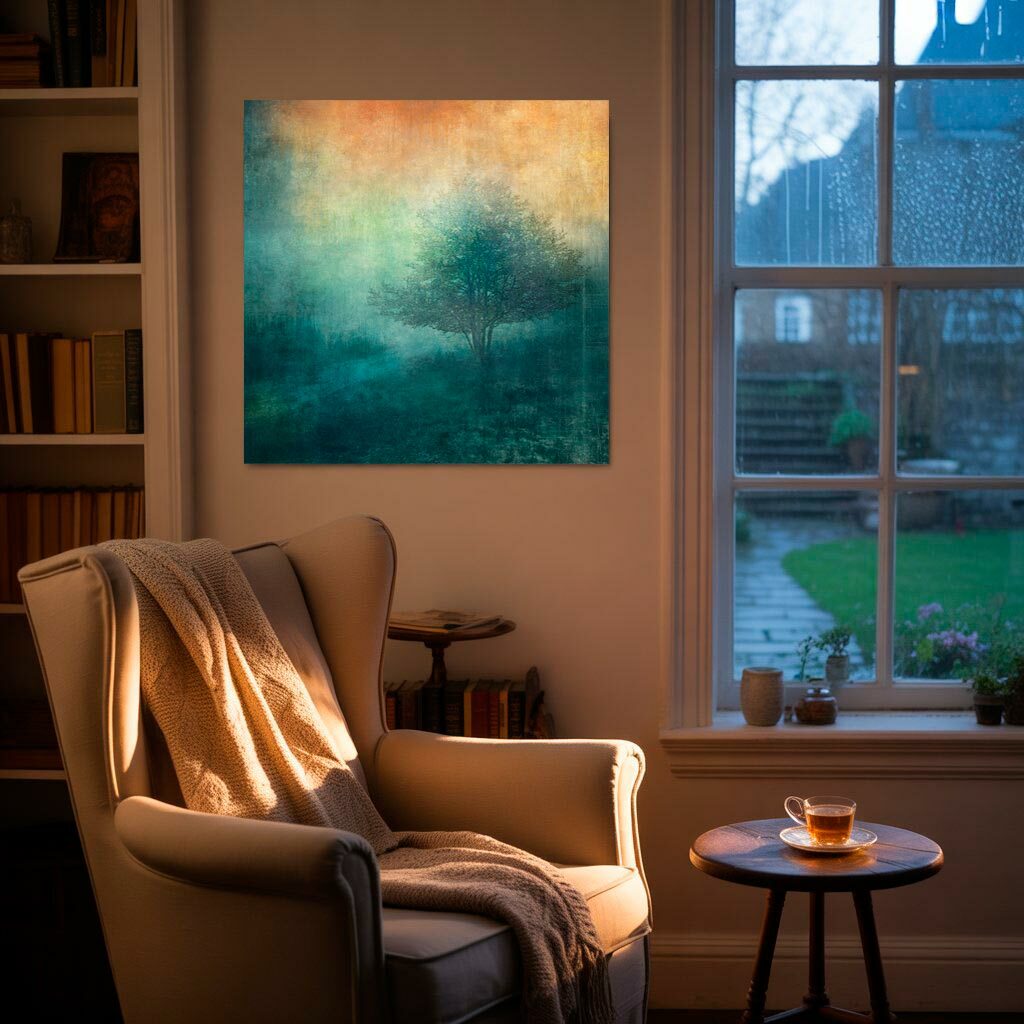 Medium Brushed Aluminium Print