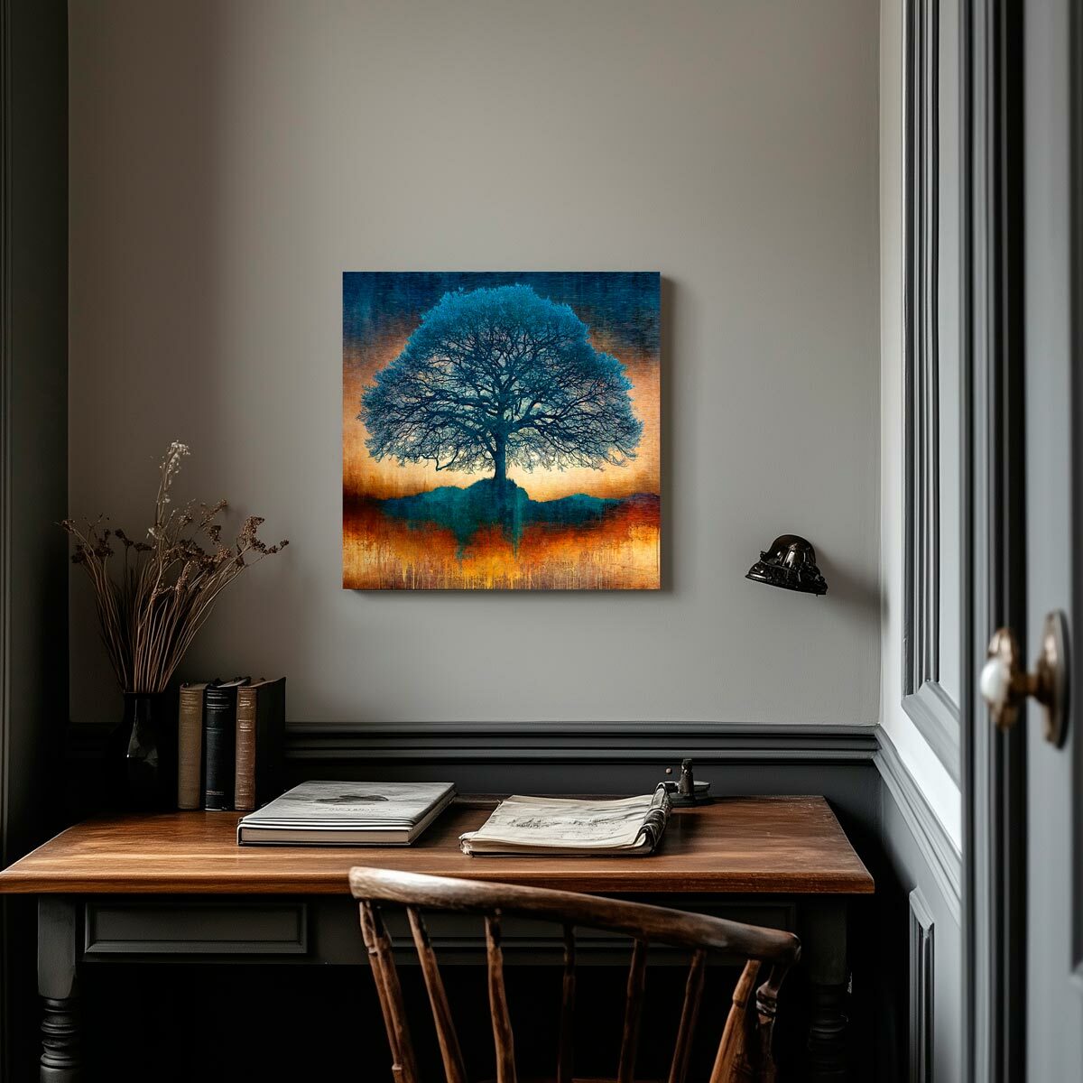 Medium Brushed Aluminium Print