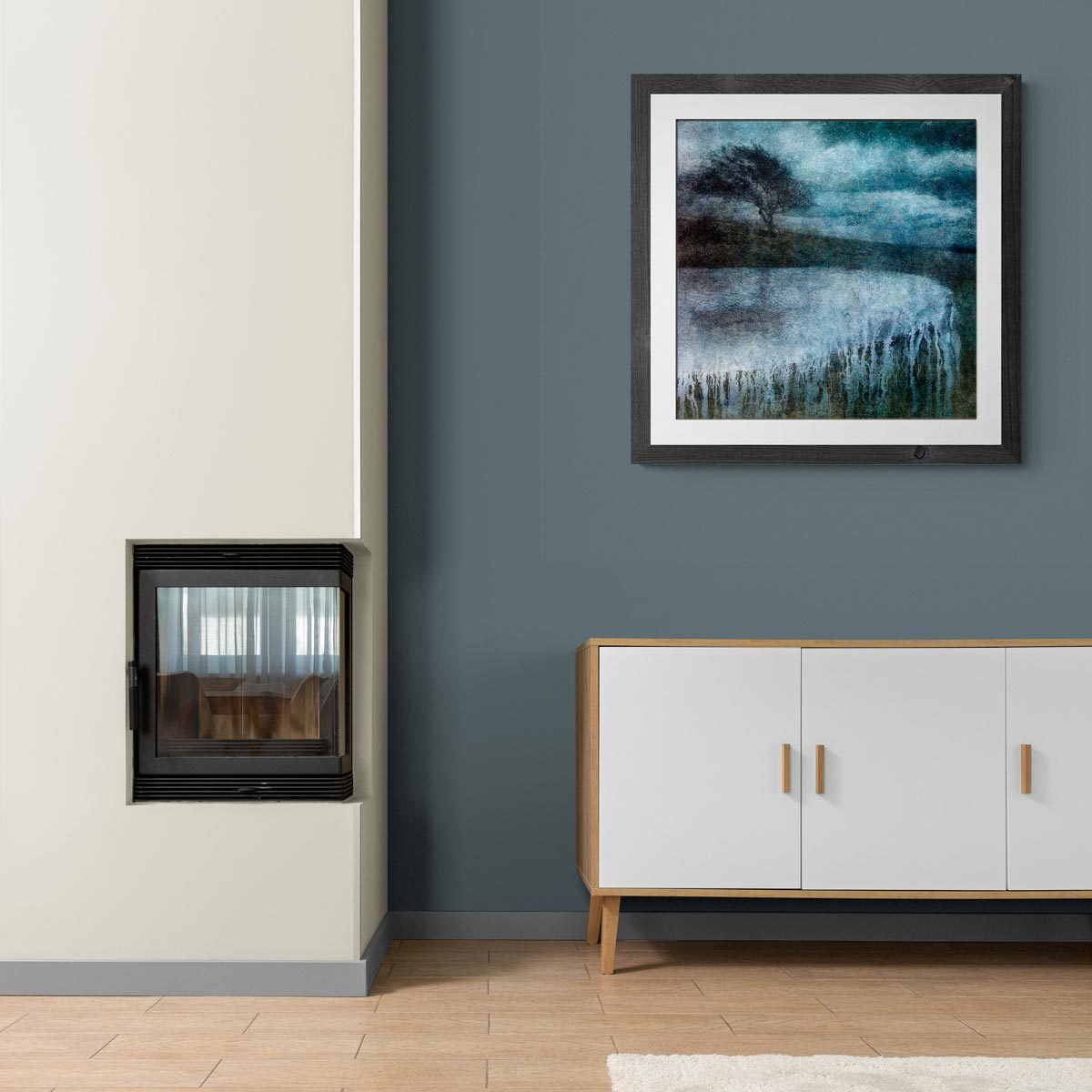 Large fine art print in frame (not included)