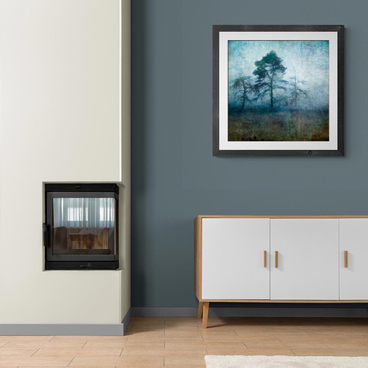 Large fine art print in frame (not included)