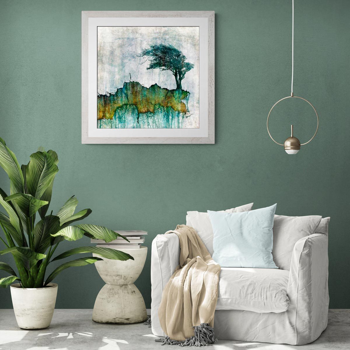 Large fine art print in frame (not included)