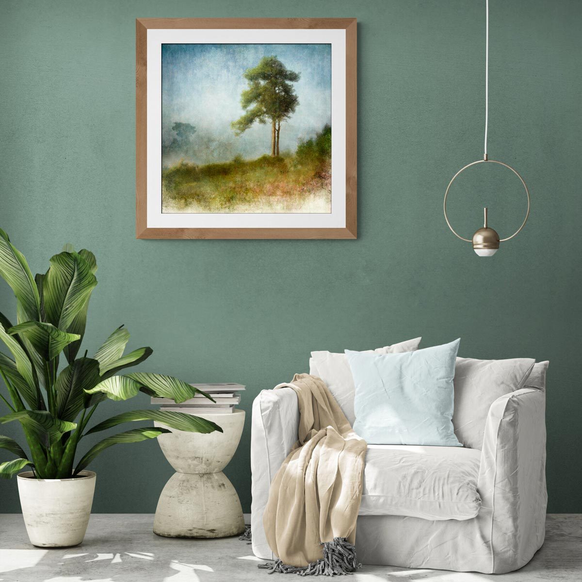 Large fine art print in frame (not included)