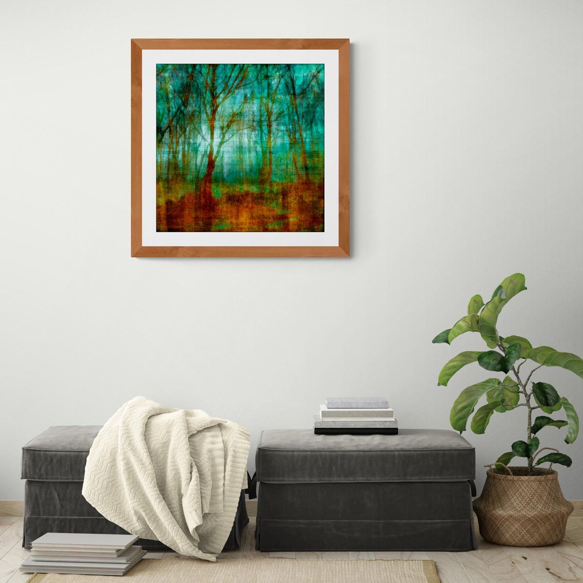 Large fine art print in frame (not included)