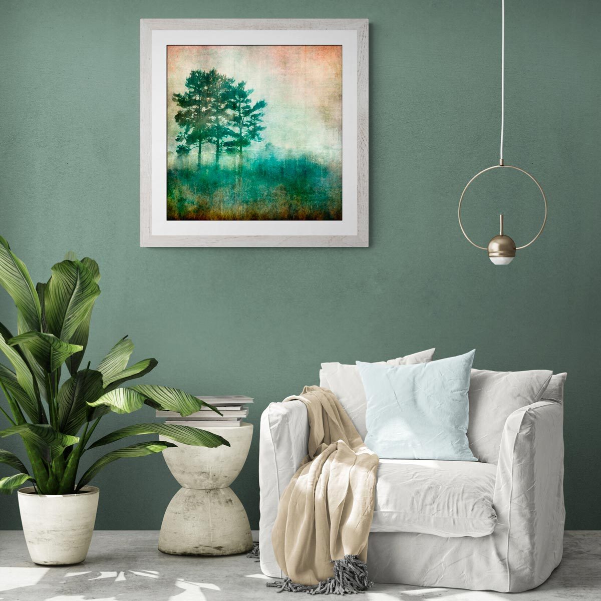 Large fine art print in frame (not included)