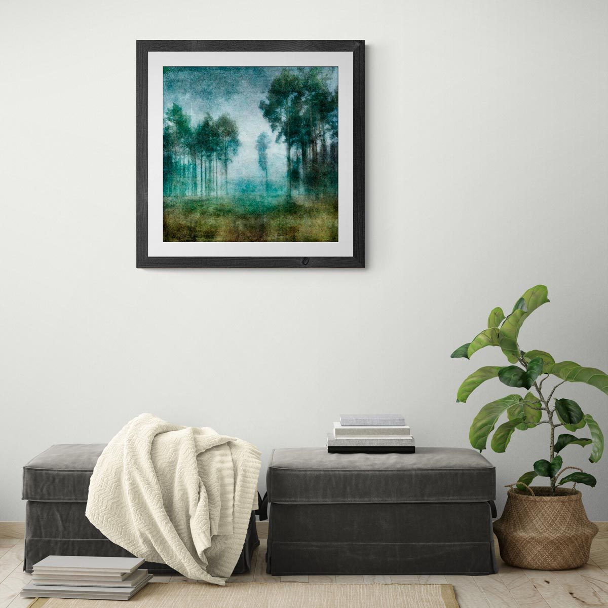 Large fine art print in frame (not included)
