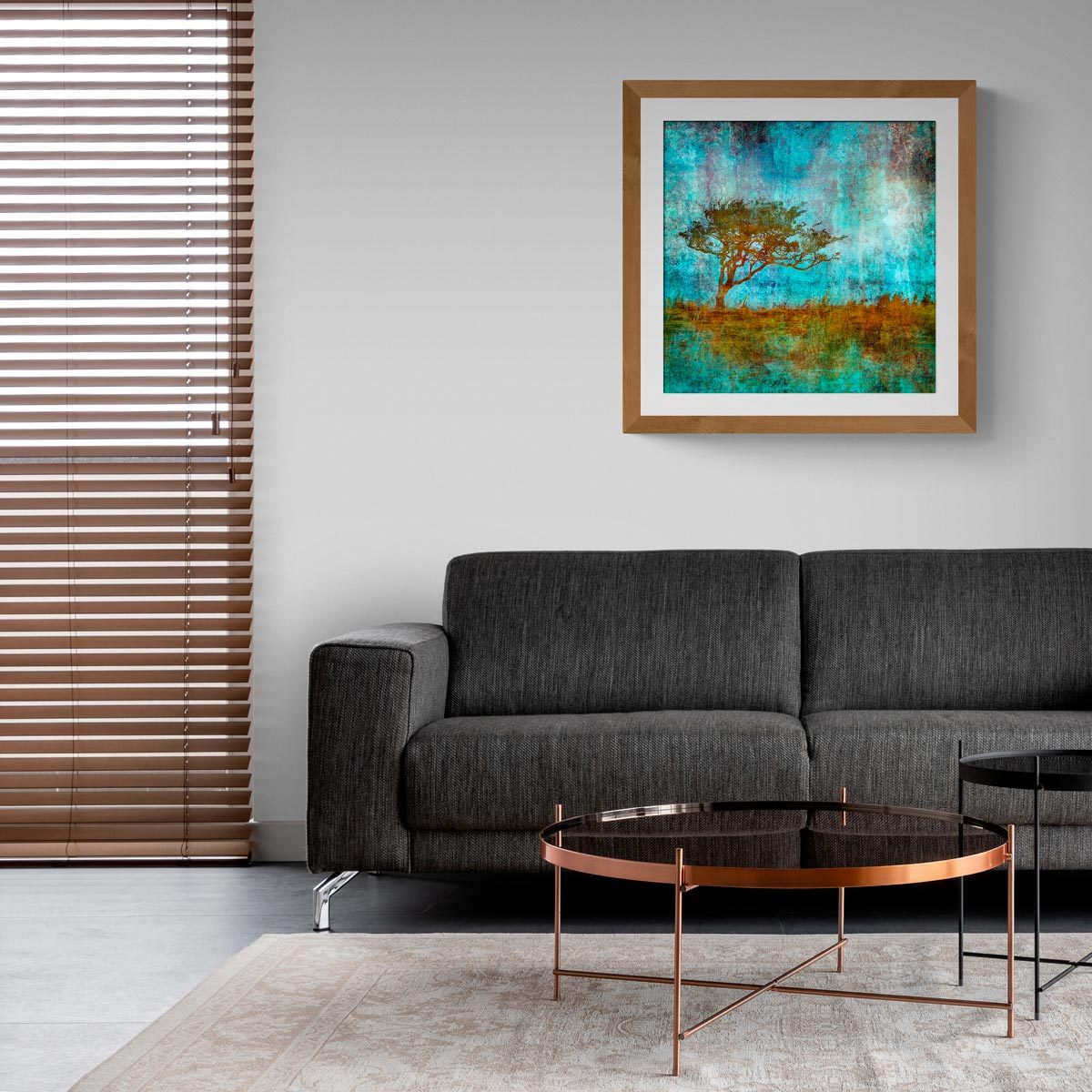 Large fine art print in frame (not included)