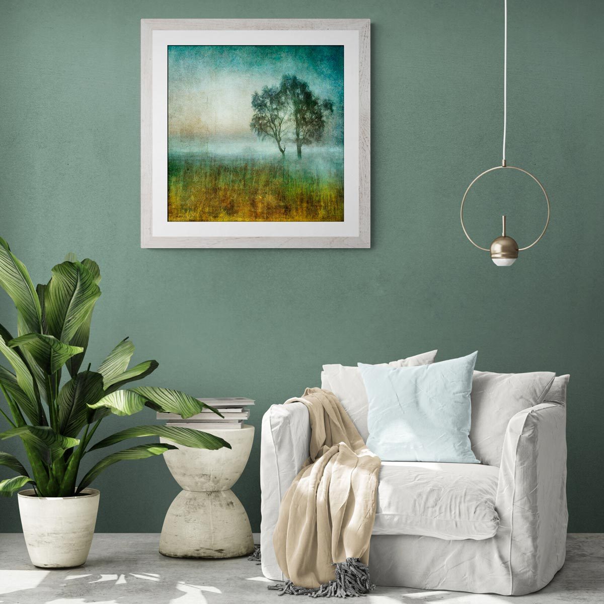 Large fine art print in frame (not included)