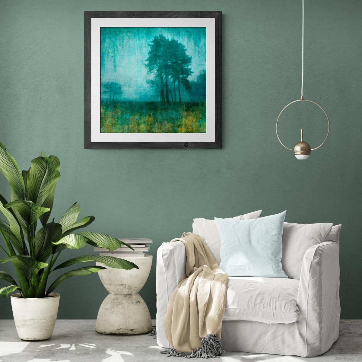 Large fine art print in frame (not included)