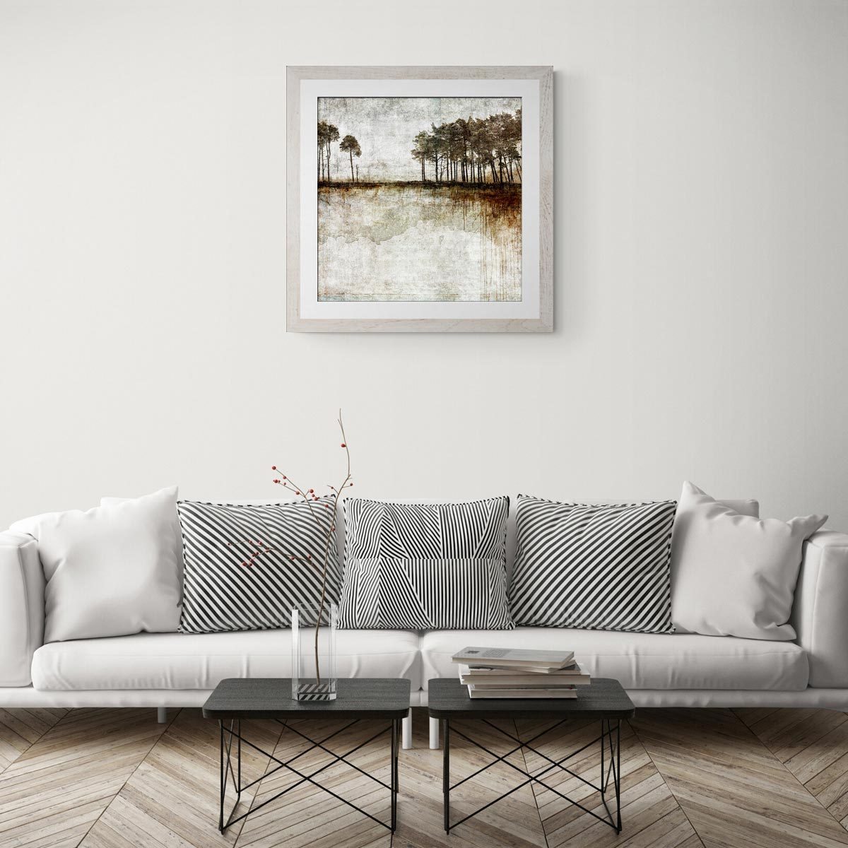 Large fine art print in frame (not included)
