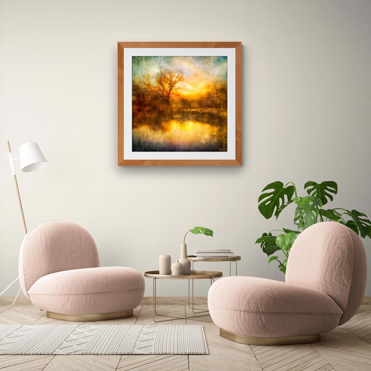 Large fine art print in frame (not included)