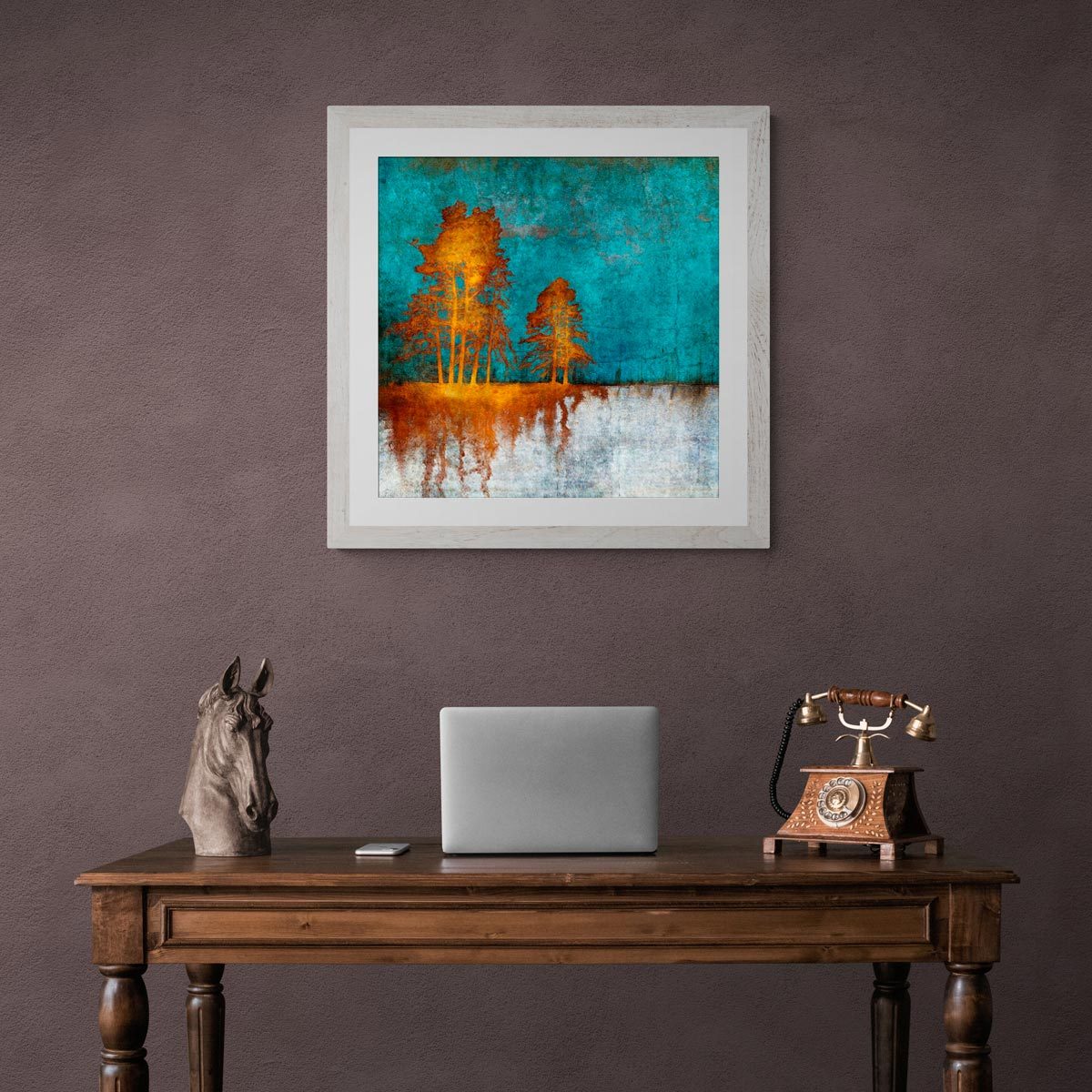 Large fine art print in frame (not included)
