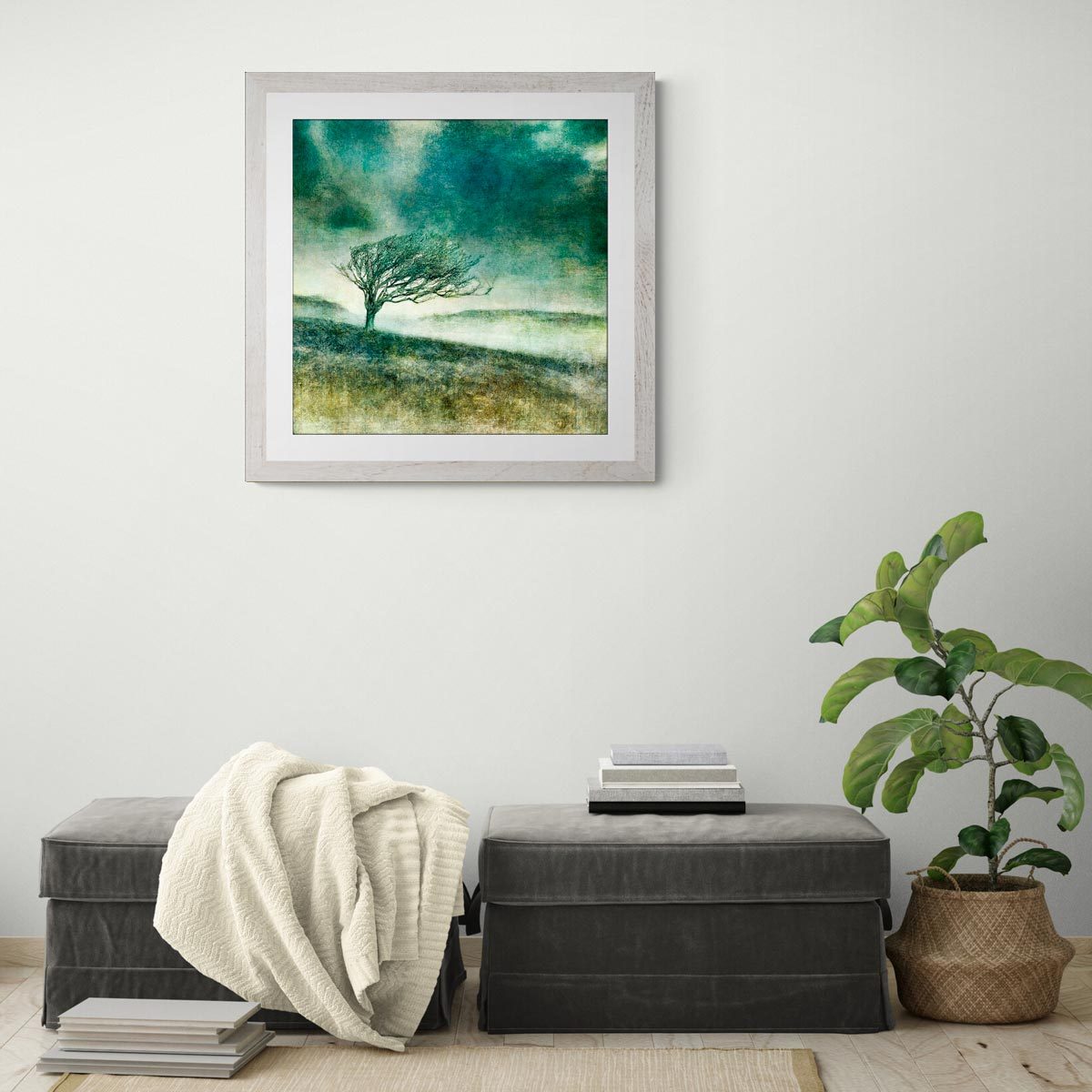 Large fine art print in frame (not included)