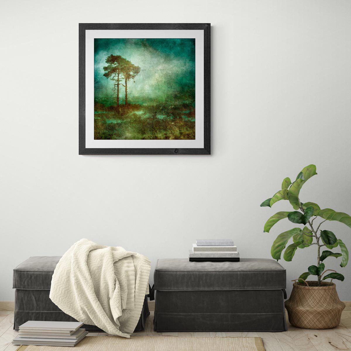 Large fine art print in frame (not included)