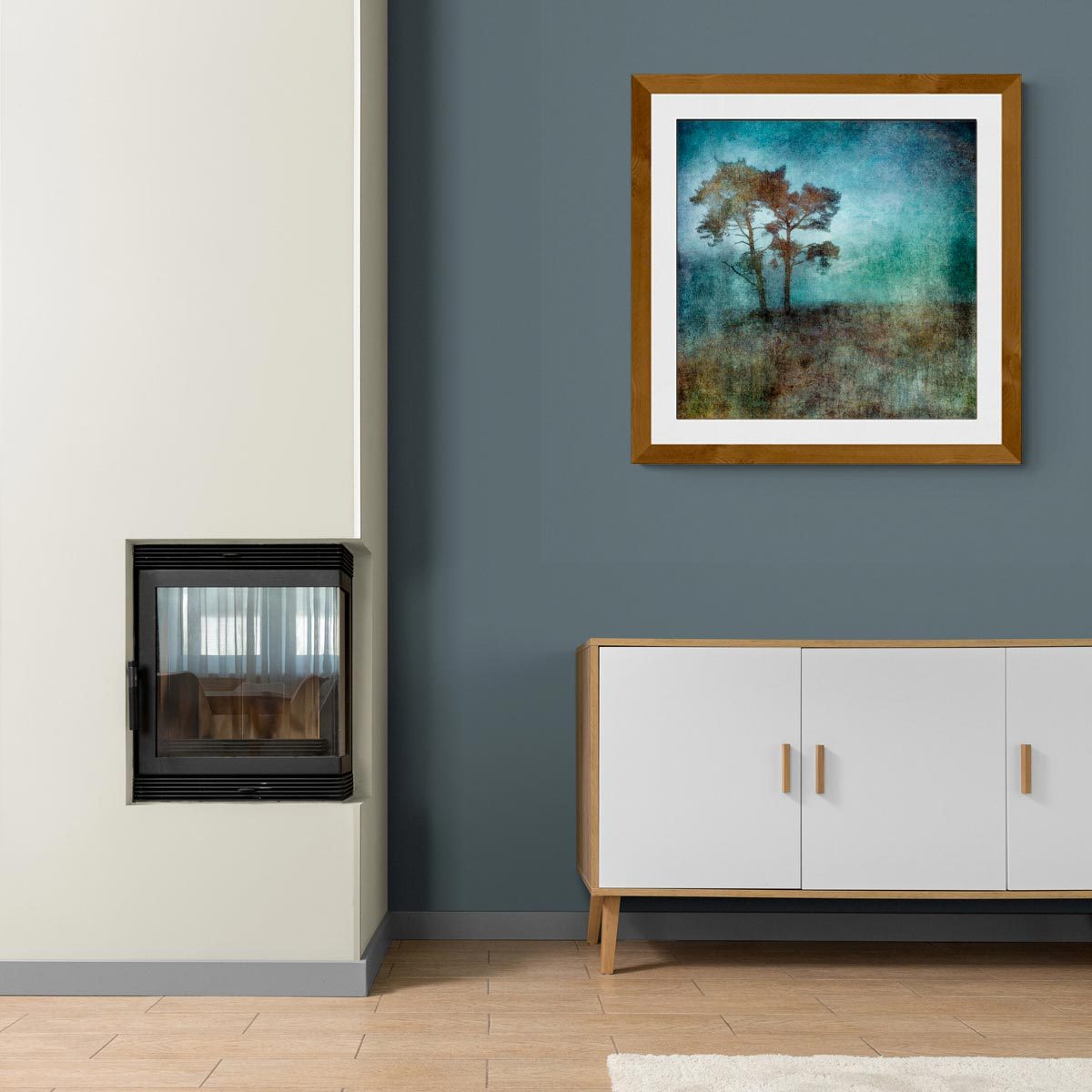 Large fine art print in frame (not included)