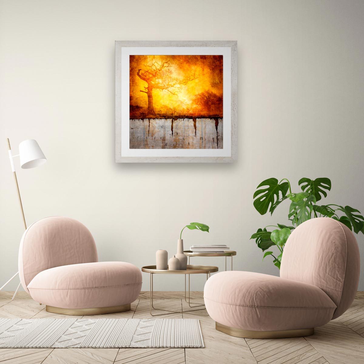 Large fine art print in frame (not included)