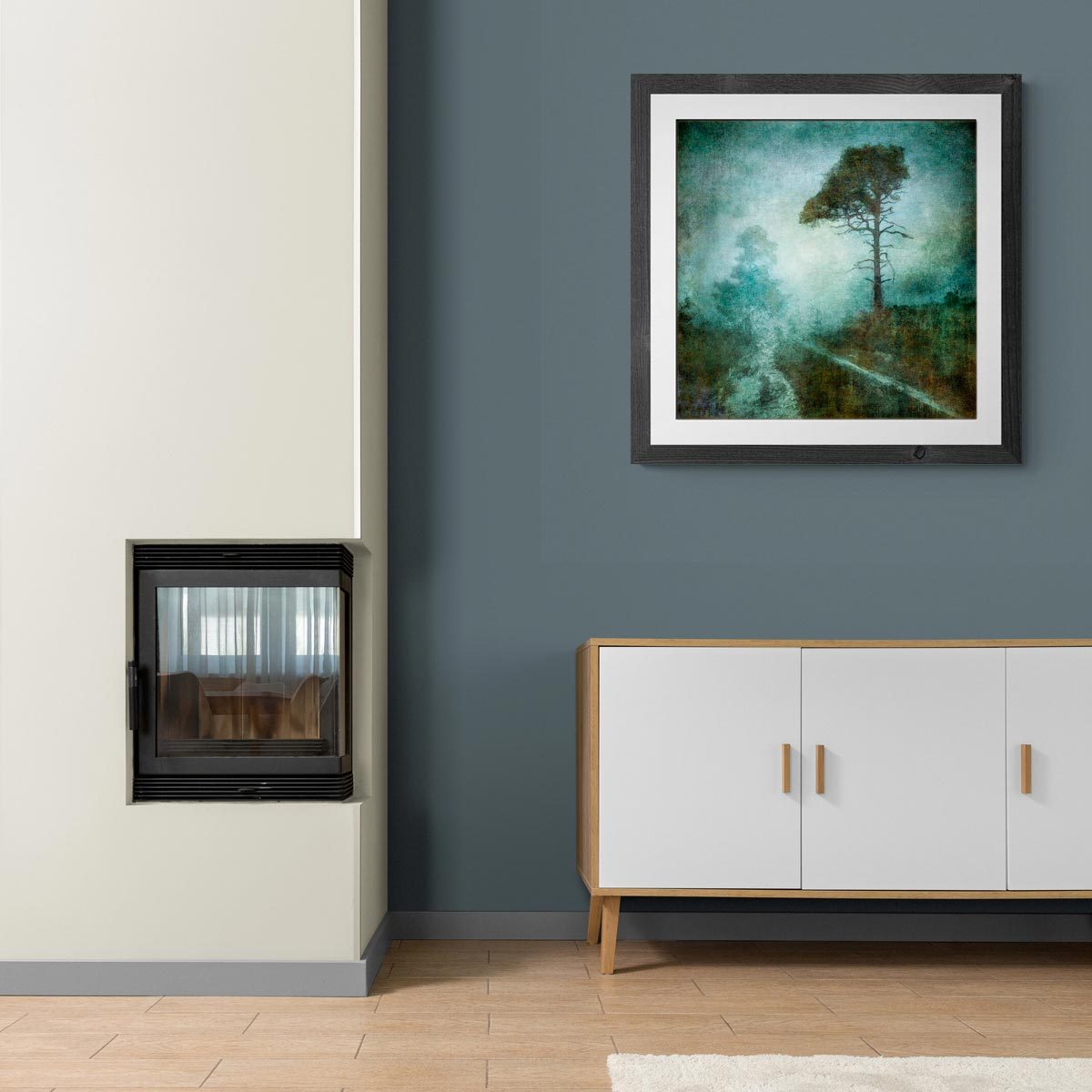 Large fine art print in frame (not included)