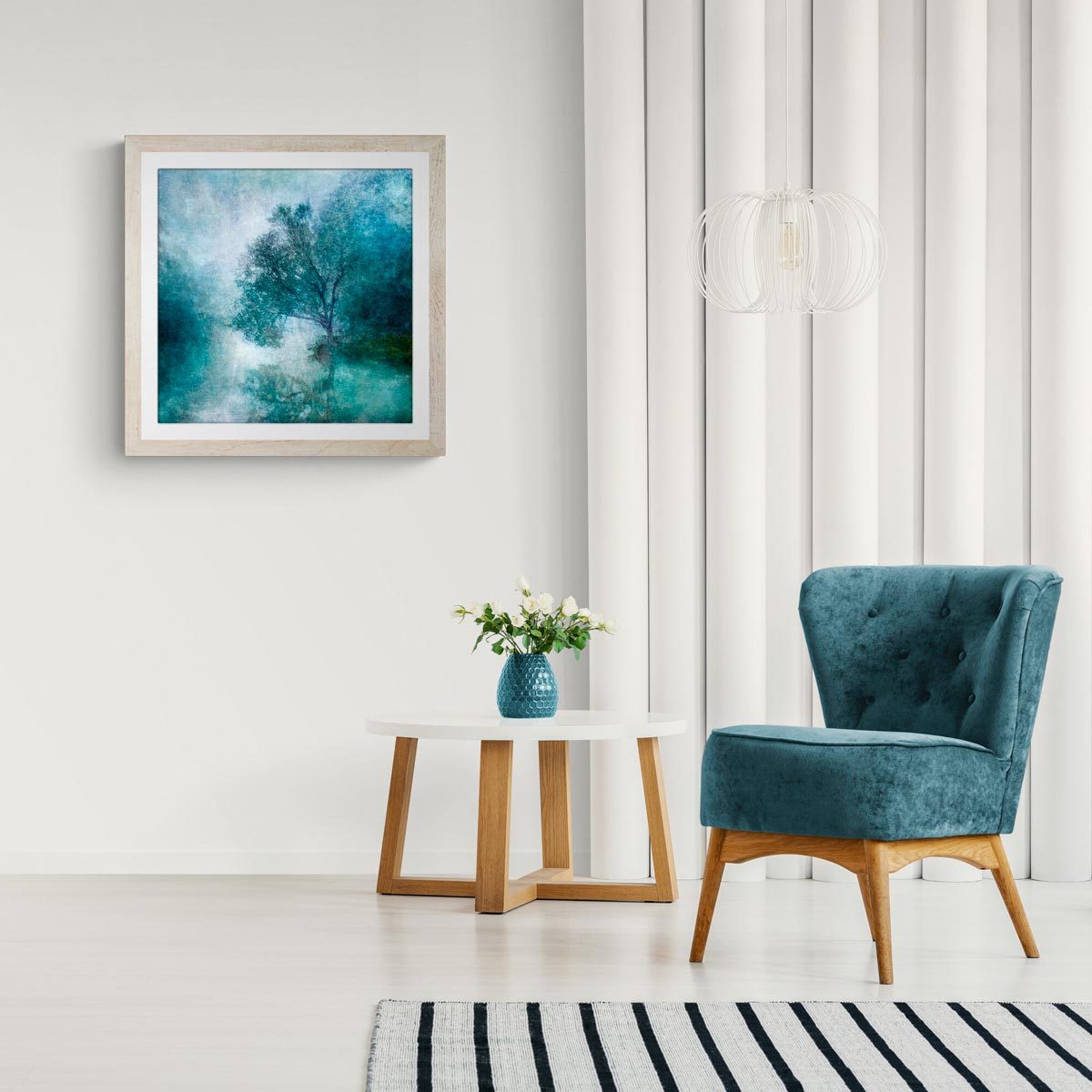 Large fine art print in frame (not included)