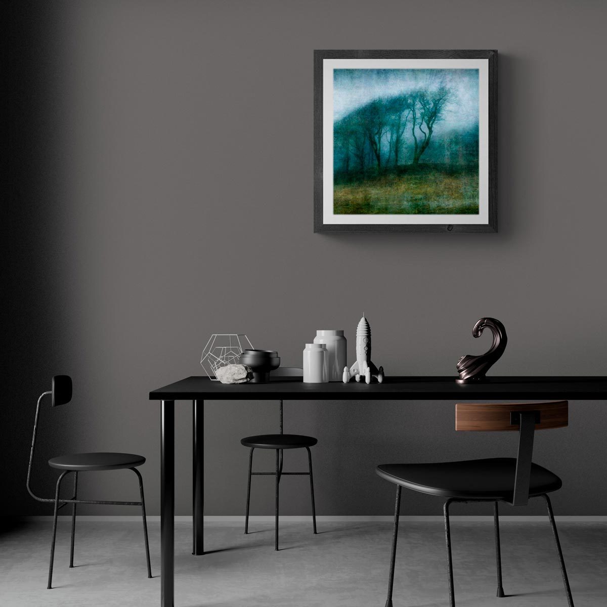 Large fine art print in frame (not included)