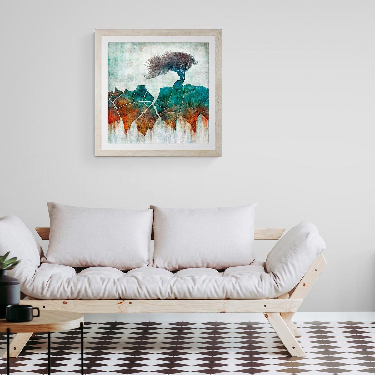 Large fine art print in frame (not included)