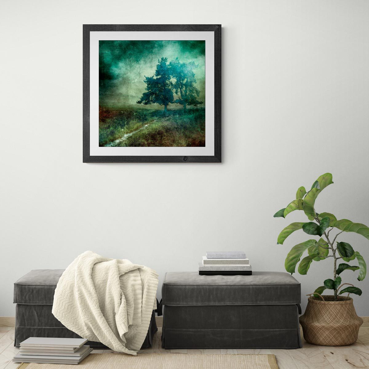 Large fine art print in frame (not included)