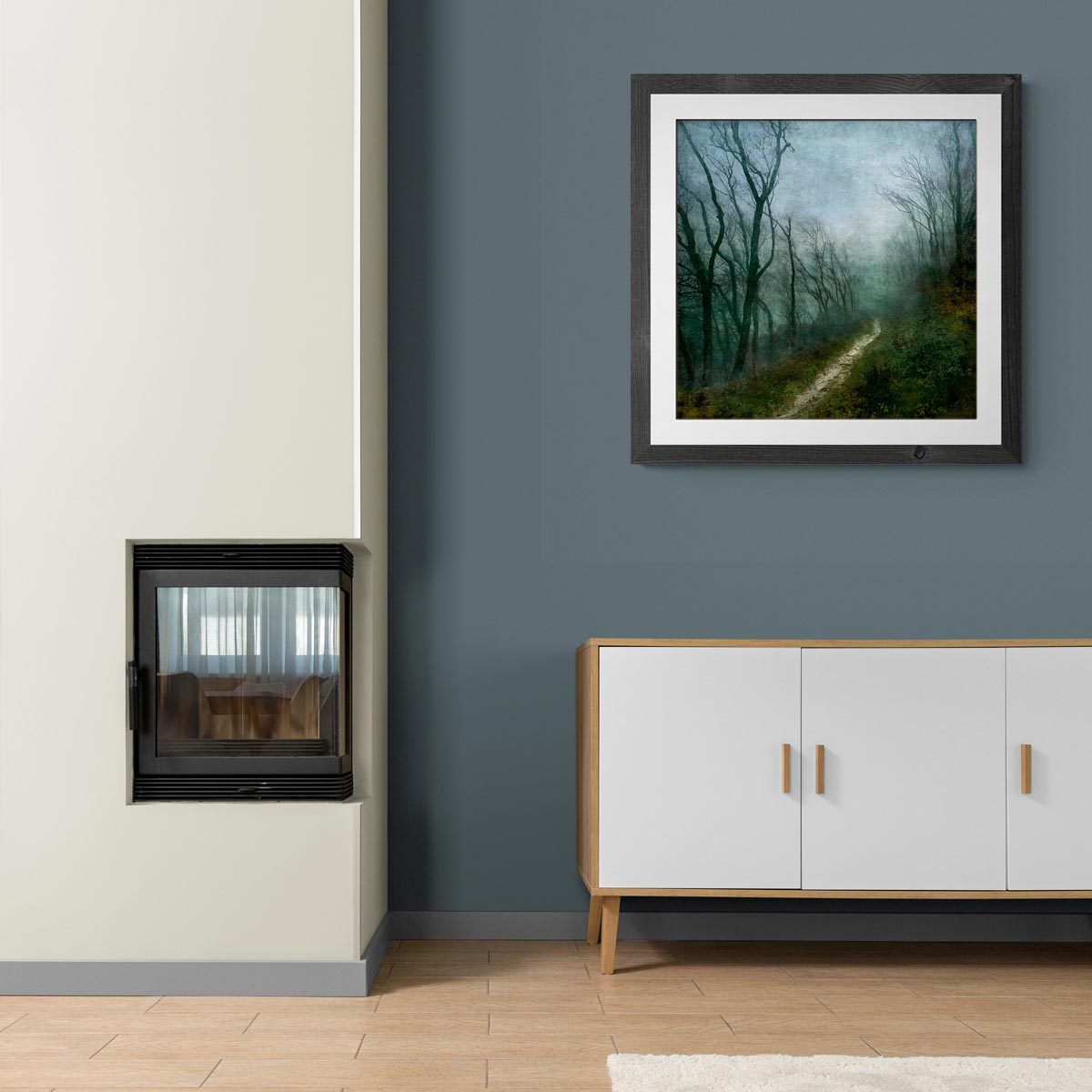Large fine art print in frame (not included)