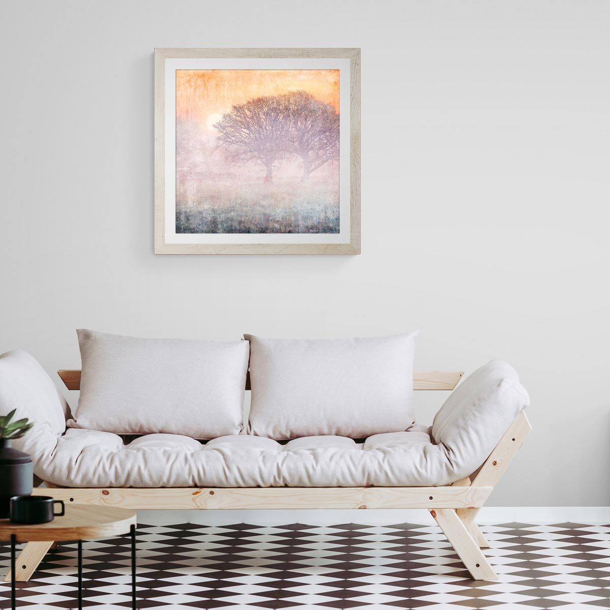 Large fine art print in frame (not included)