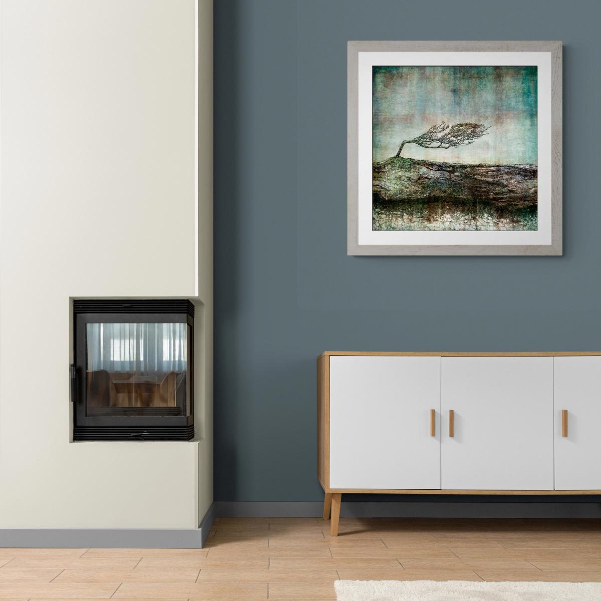 Large fine art print in frame (not included)