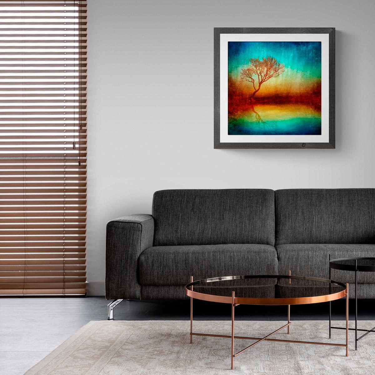 Large fine art print in frame (not included)