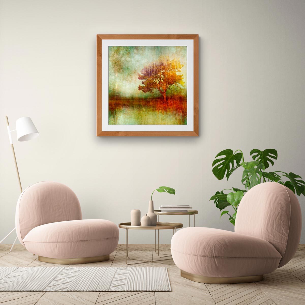 Large fine art print in frame (not included)
