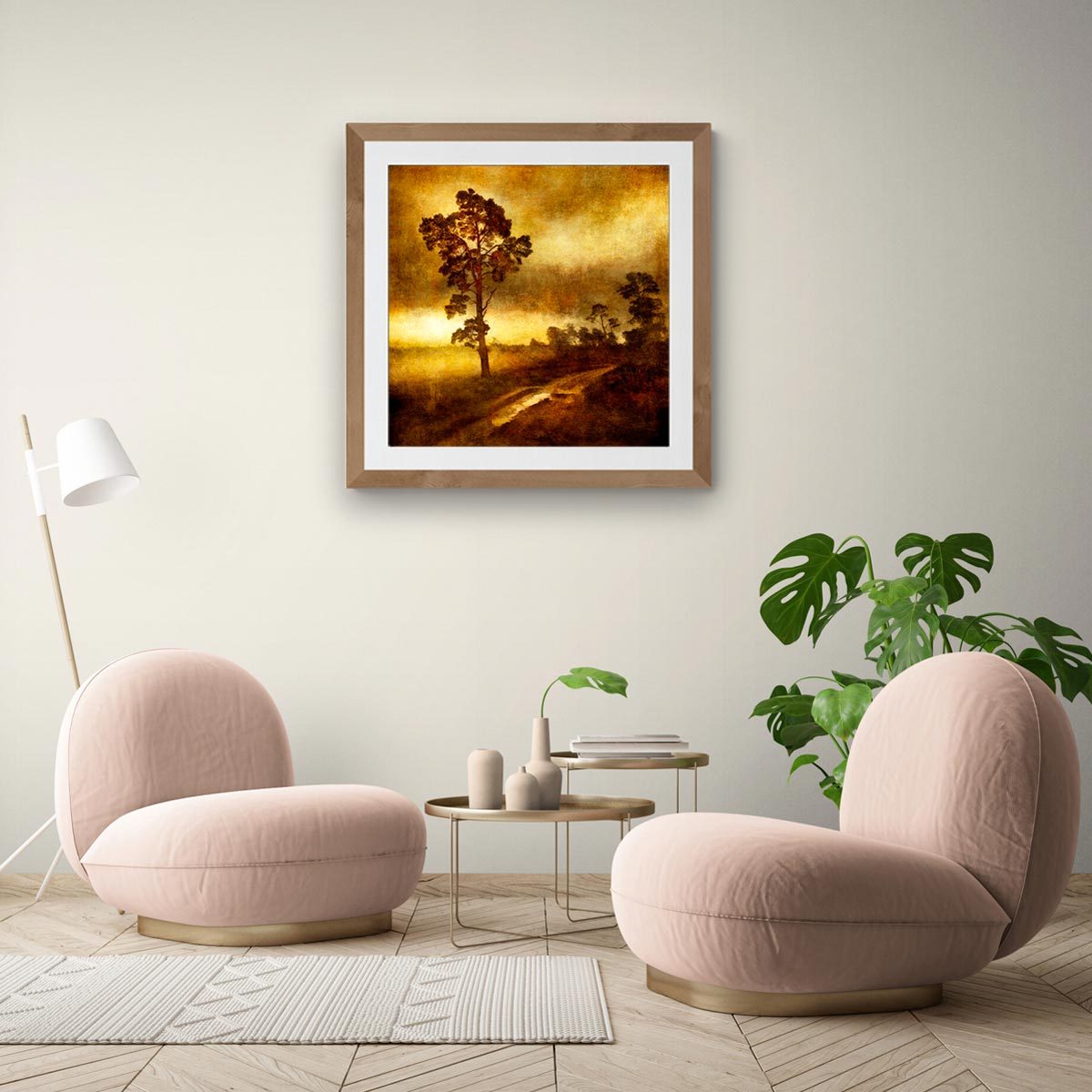 Large fine art print in frame (not included)