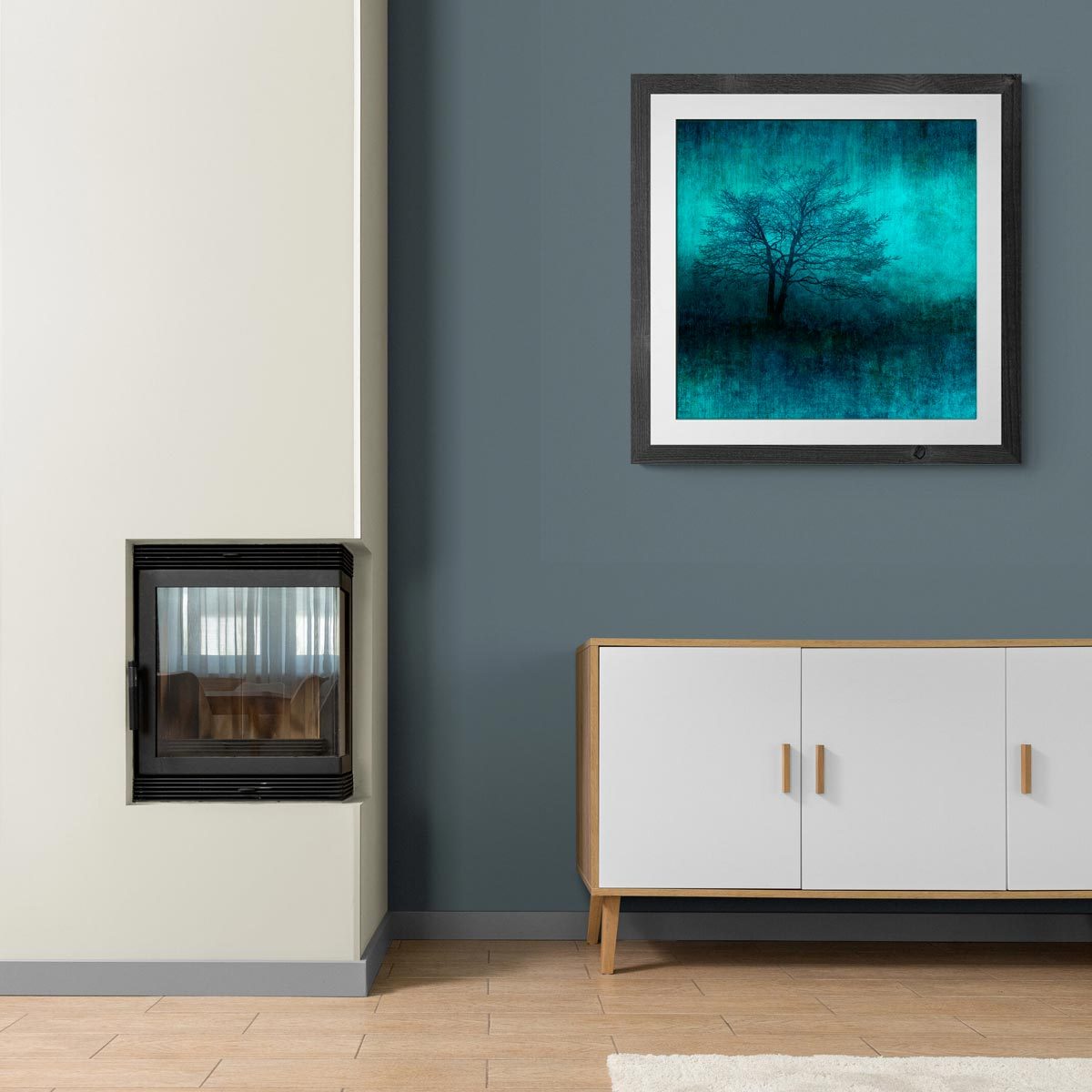 Large fine art print in frame (not included)