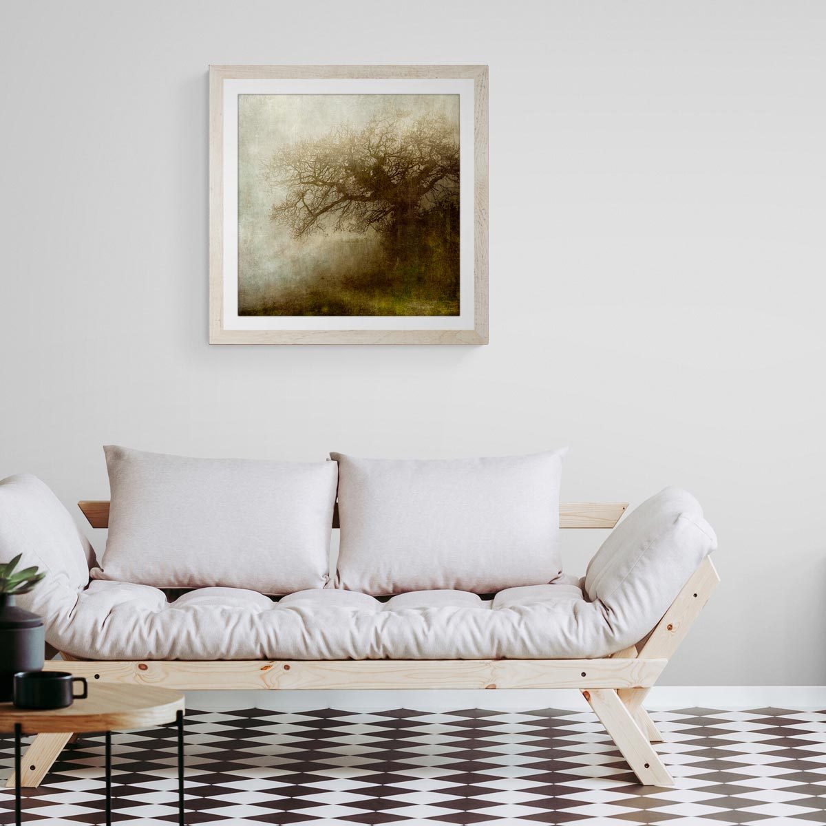 Large fine art print in frame (not included)