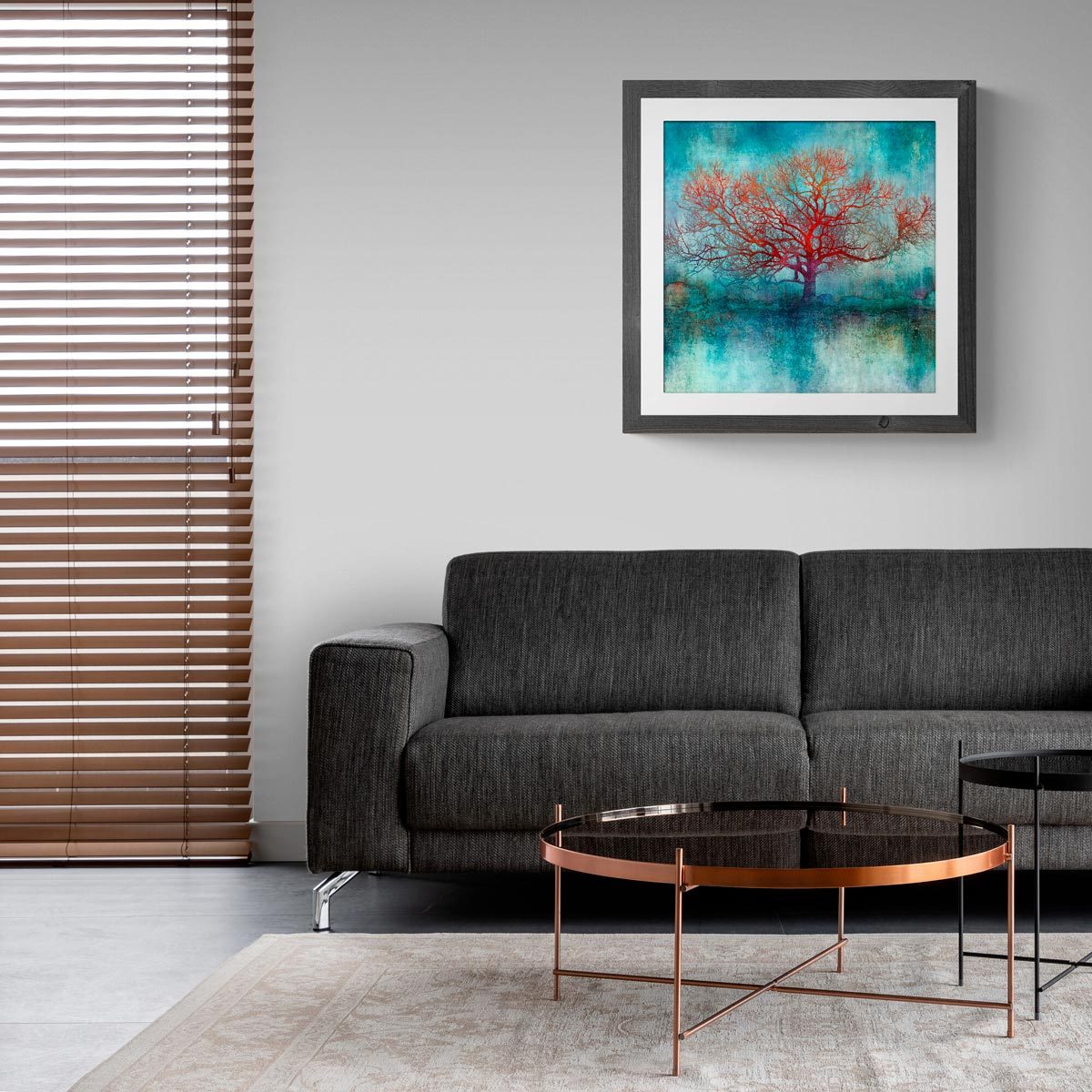 Large fine art print in frame (not included)