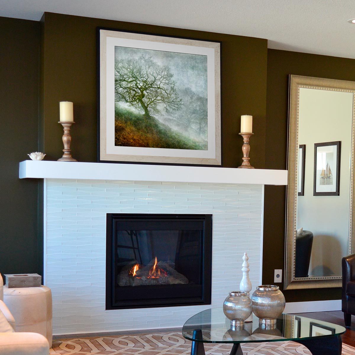 Large fine art print in frame (not included)