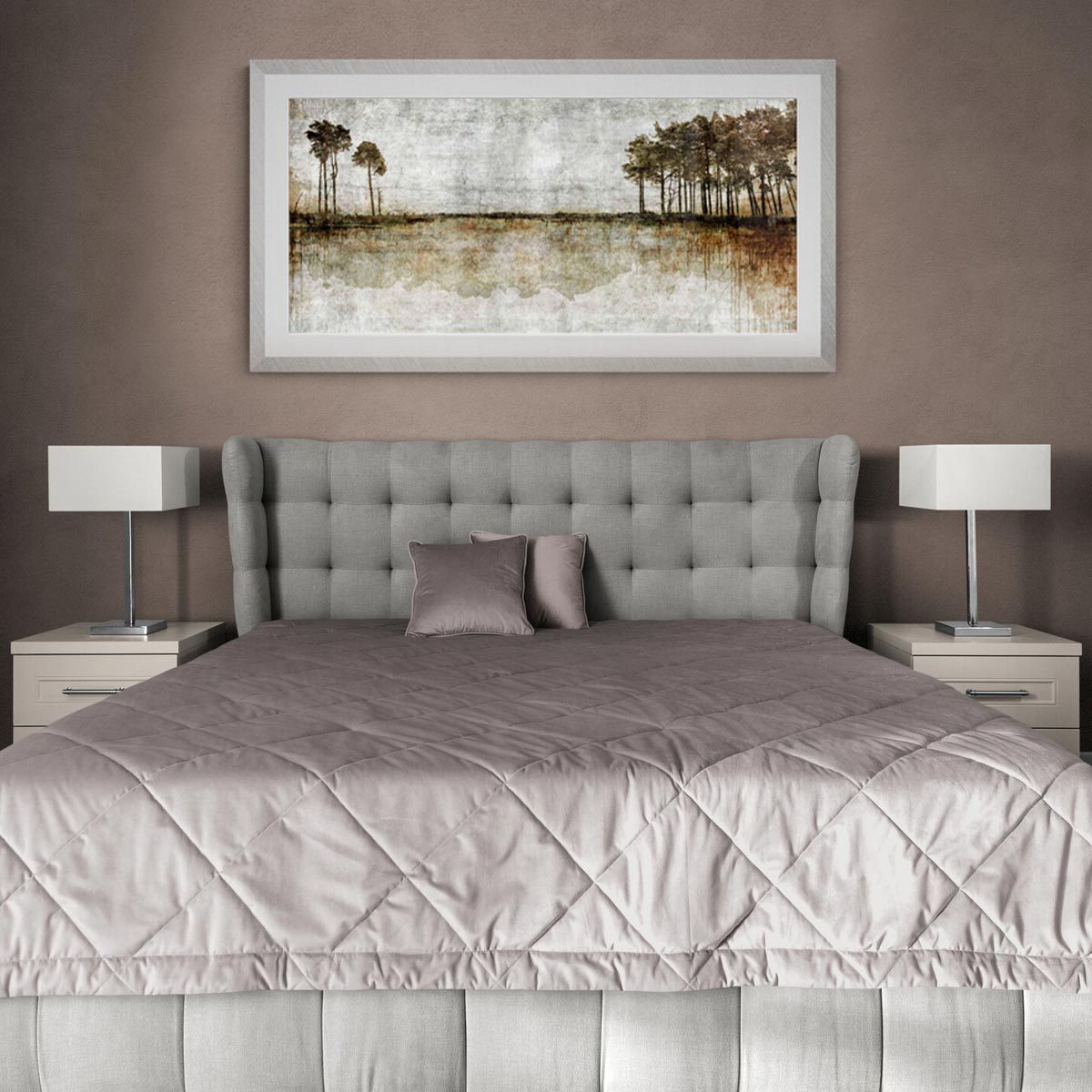 Large panoramic fine art print in frame (not included)