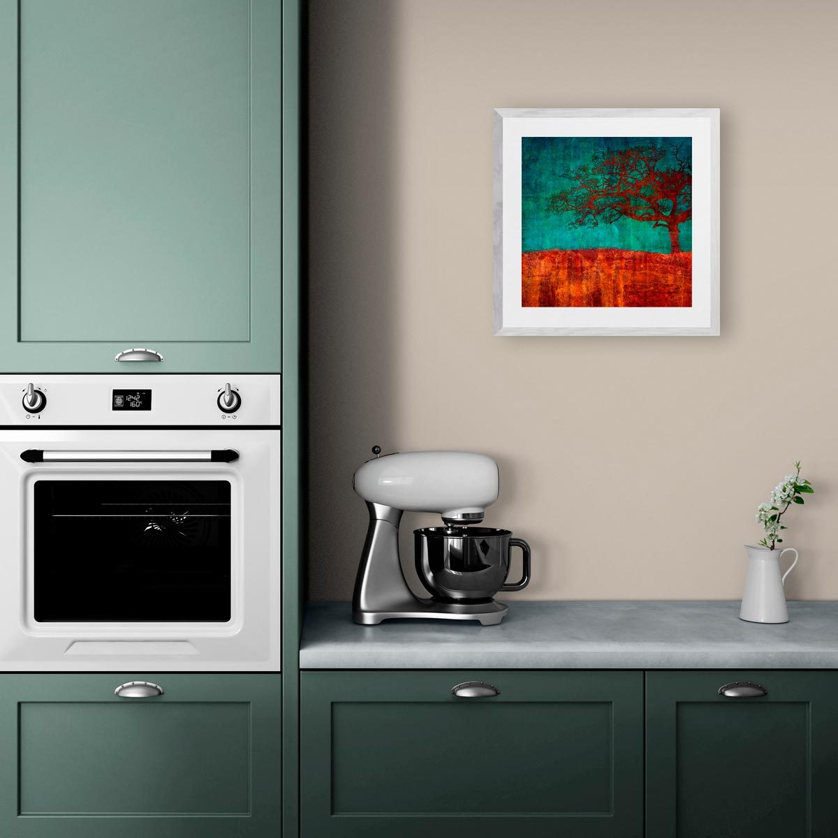 Medium fine art print in frame (not included)