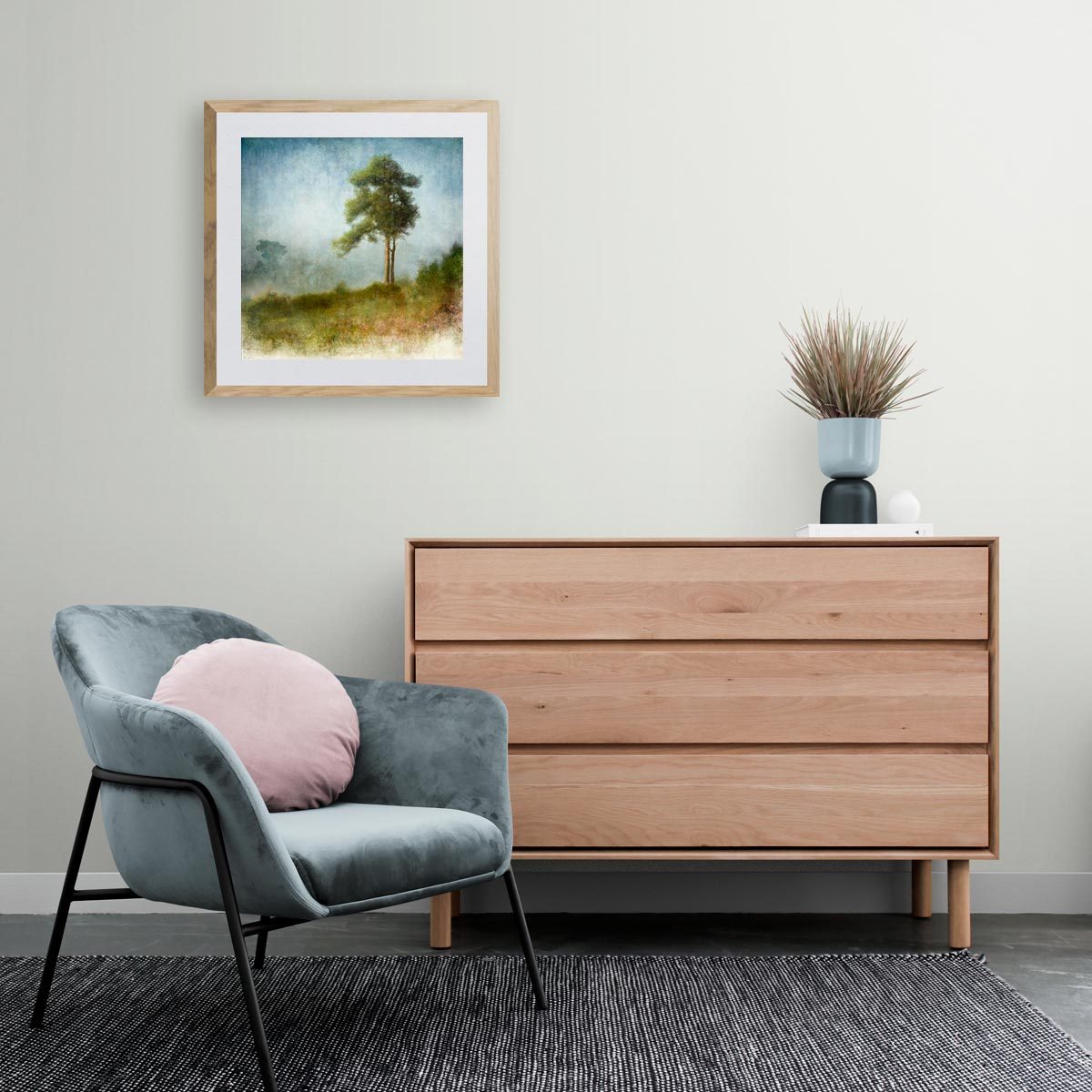 Medium fine art print in frame (not included)