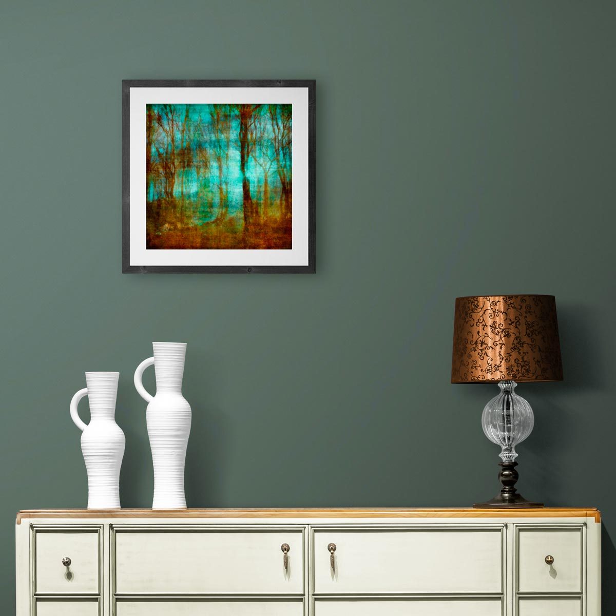 Medium fine art print in frame (not included)
