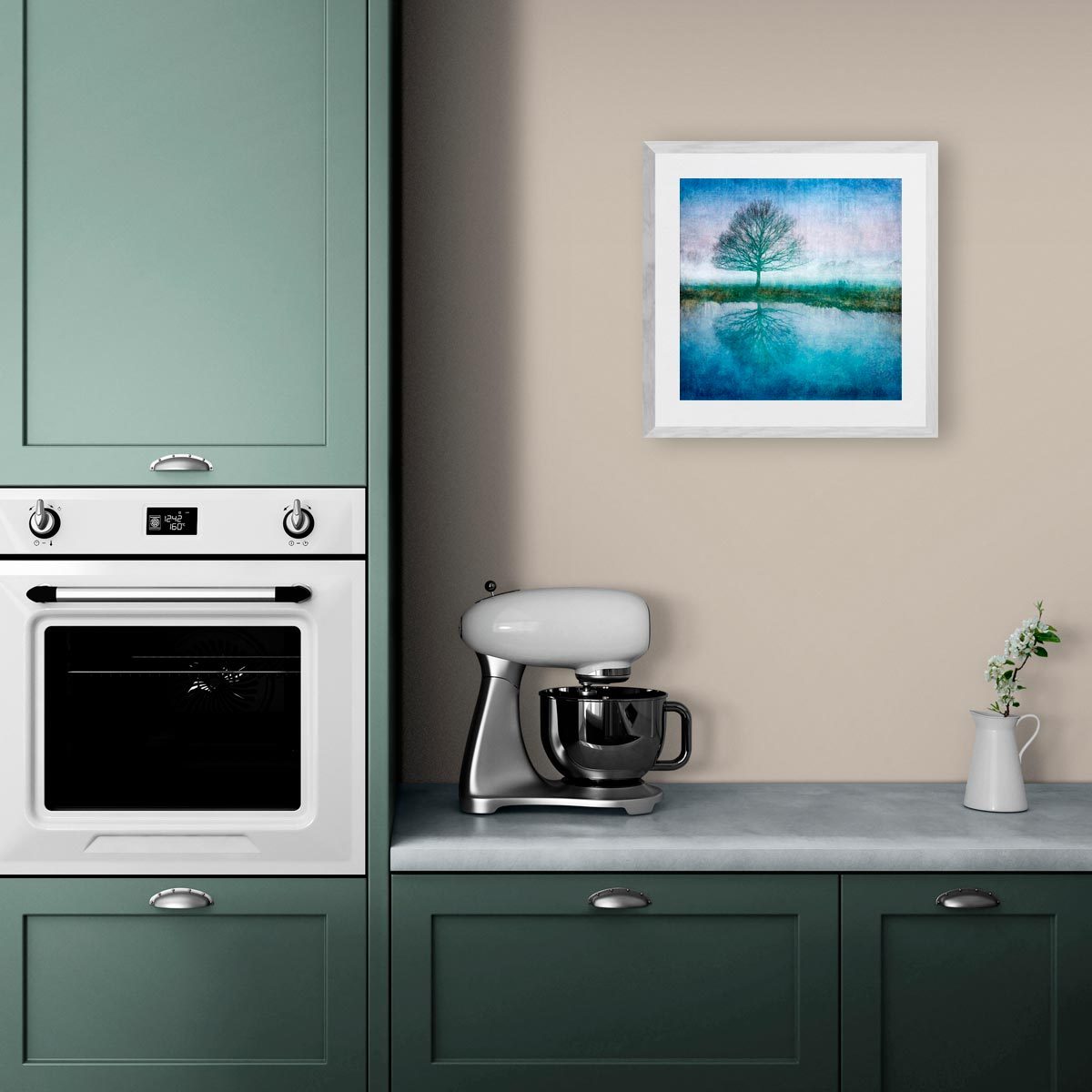 Medium fine art print in frame (not included)