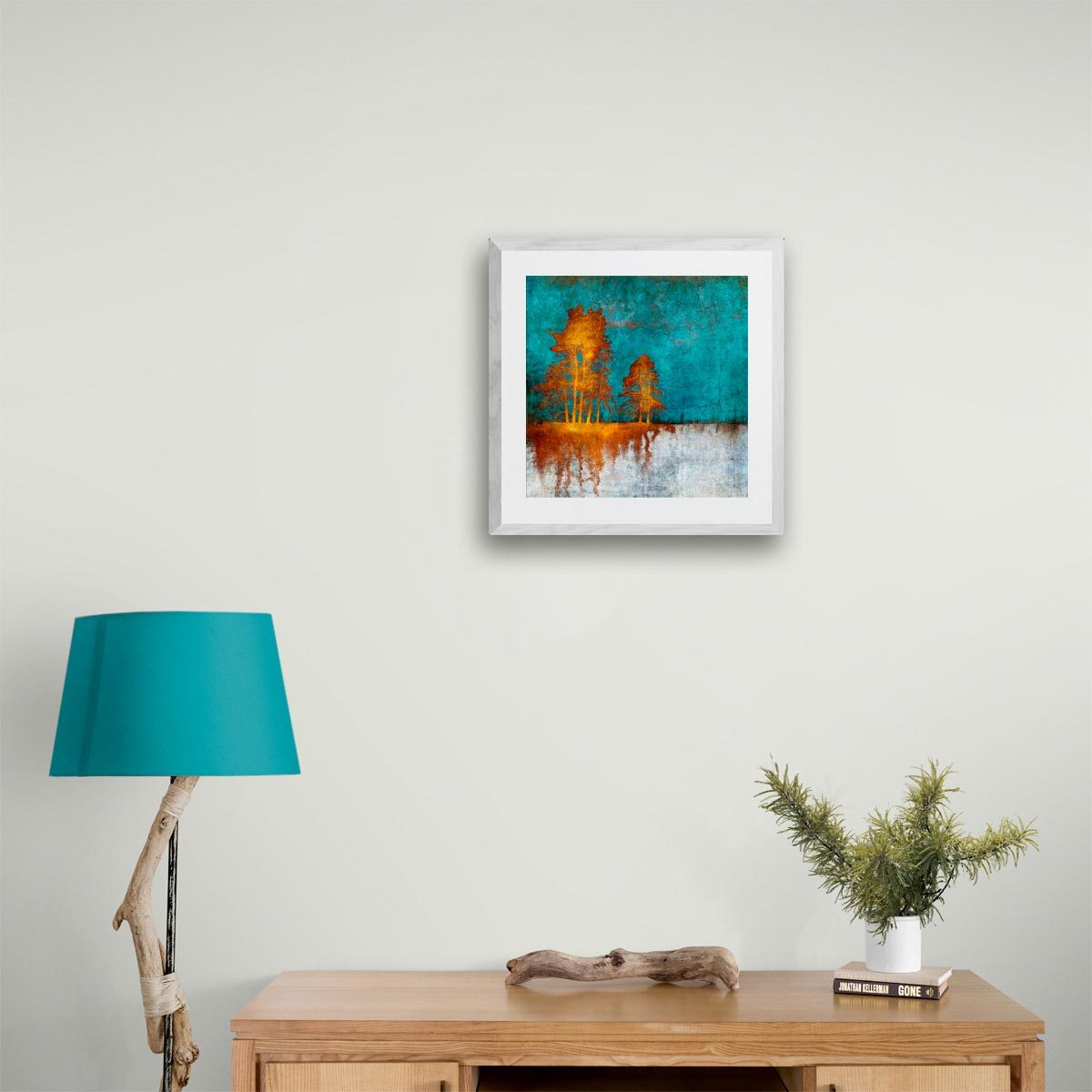 Medium fine art print in frame (not included)