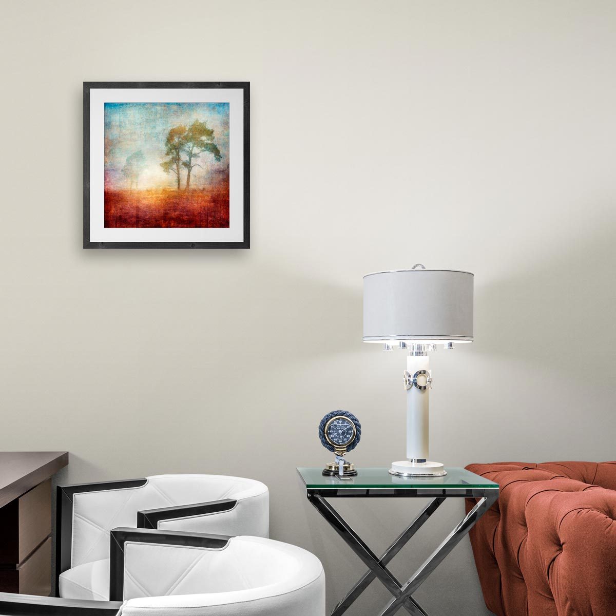 Medium fine art print in frame (not included)