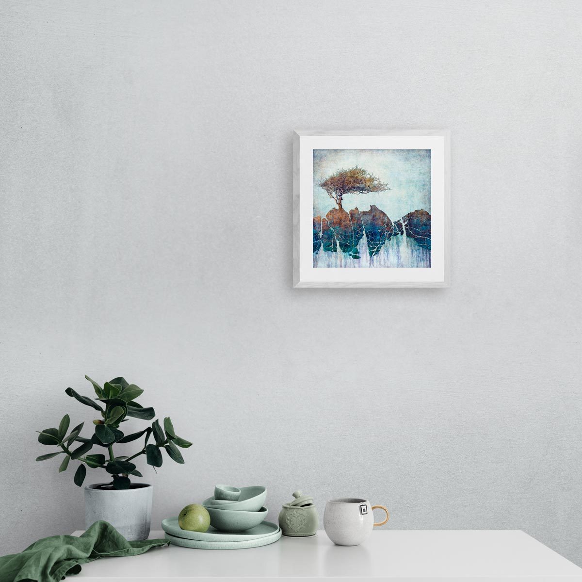 Medium fine art print in frame (not included)