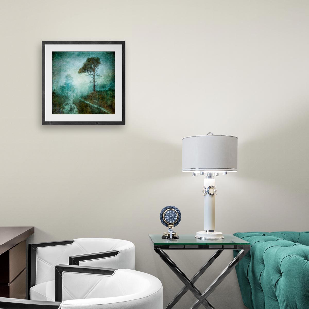 Medium fine art print in frame (not included)