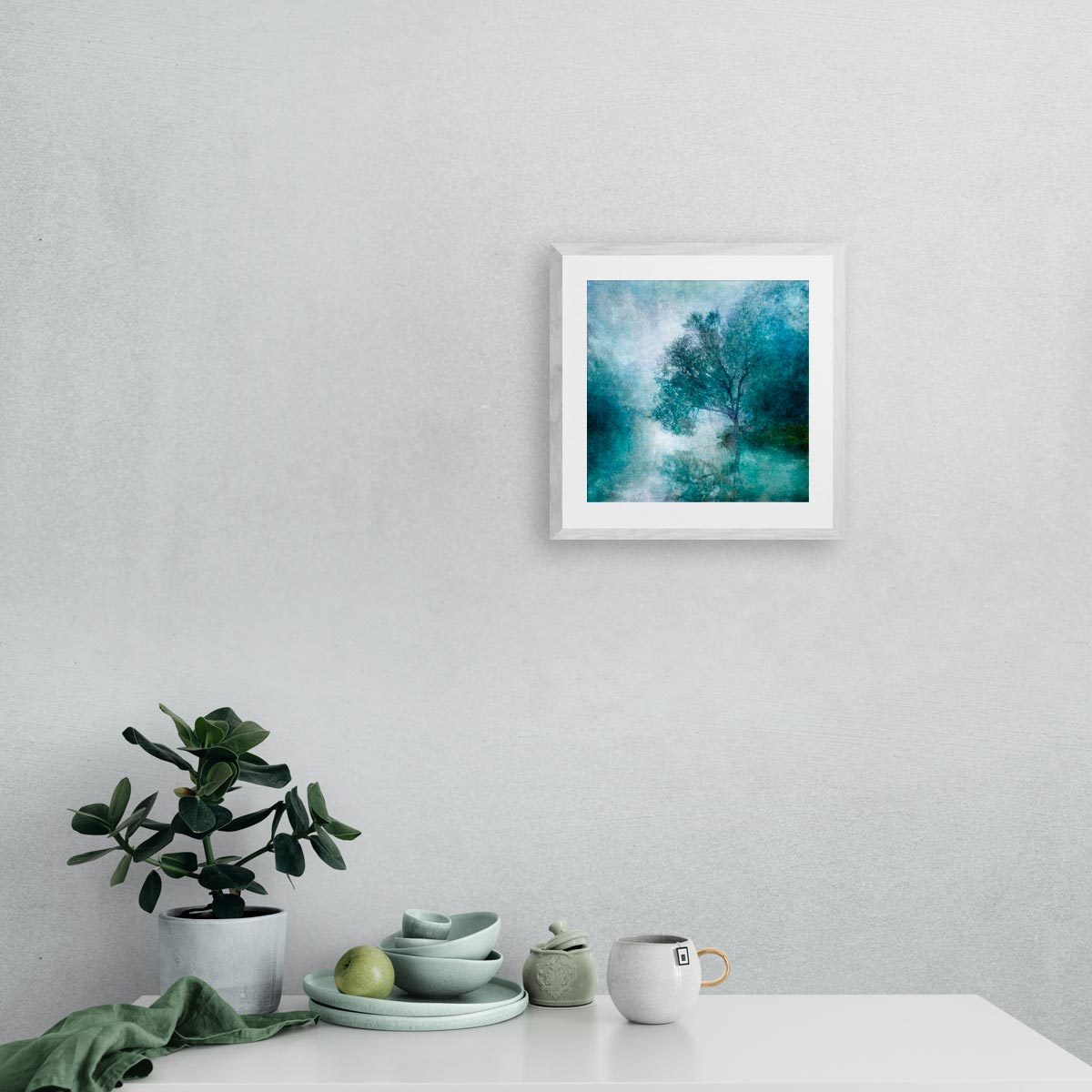 Medium fine art print in frame (not included)
