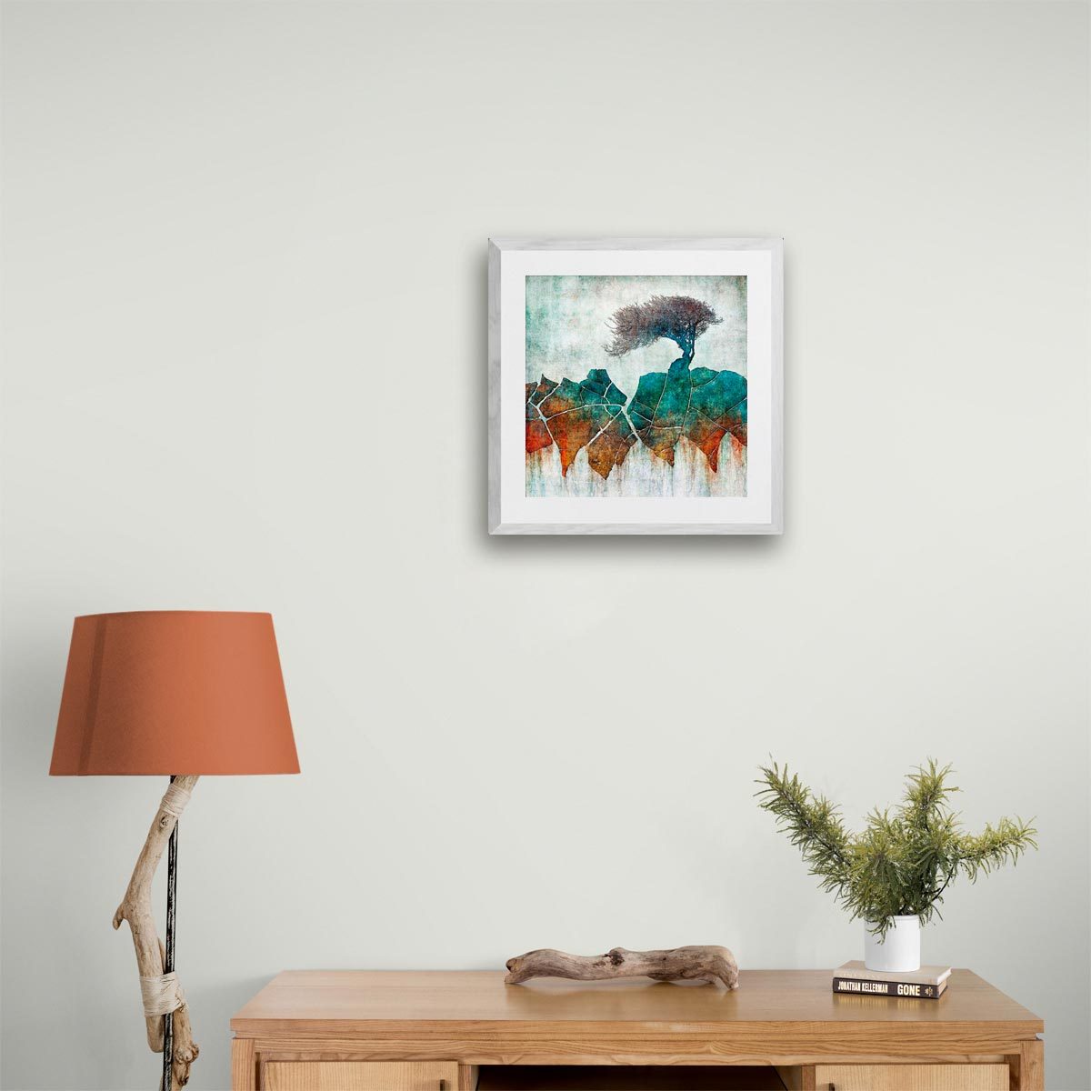 Medium fine art print in frame (not included)