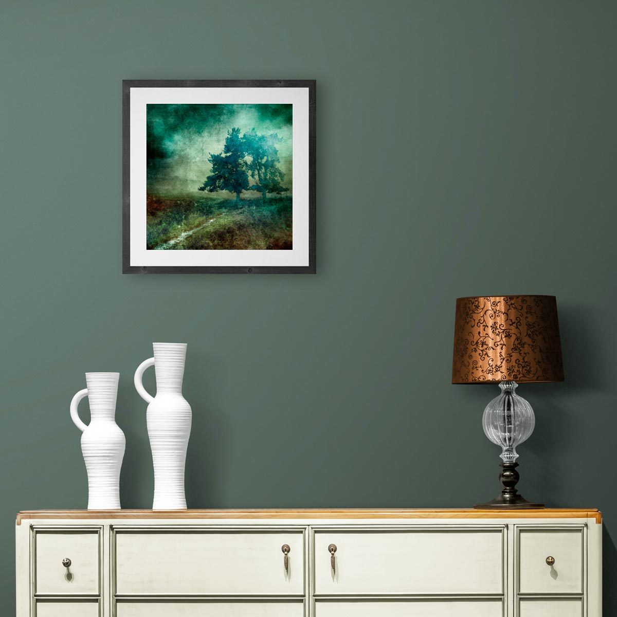 Medium fine art print in frame (not included)