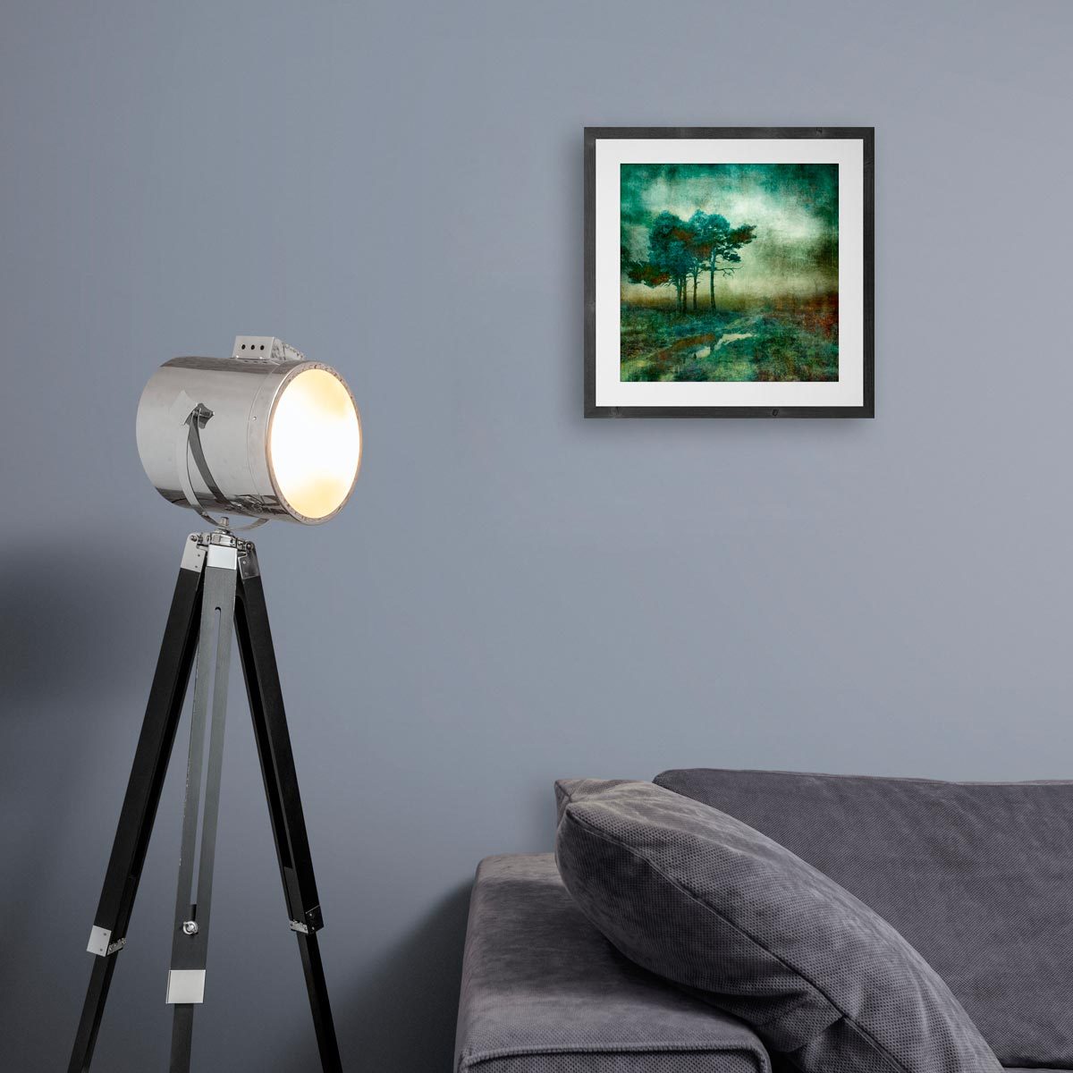 Medium fine art print in frame (not included)
