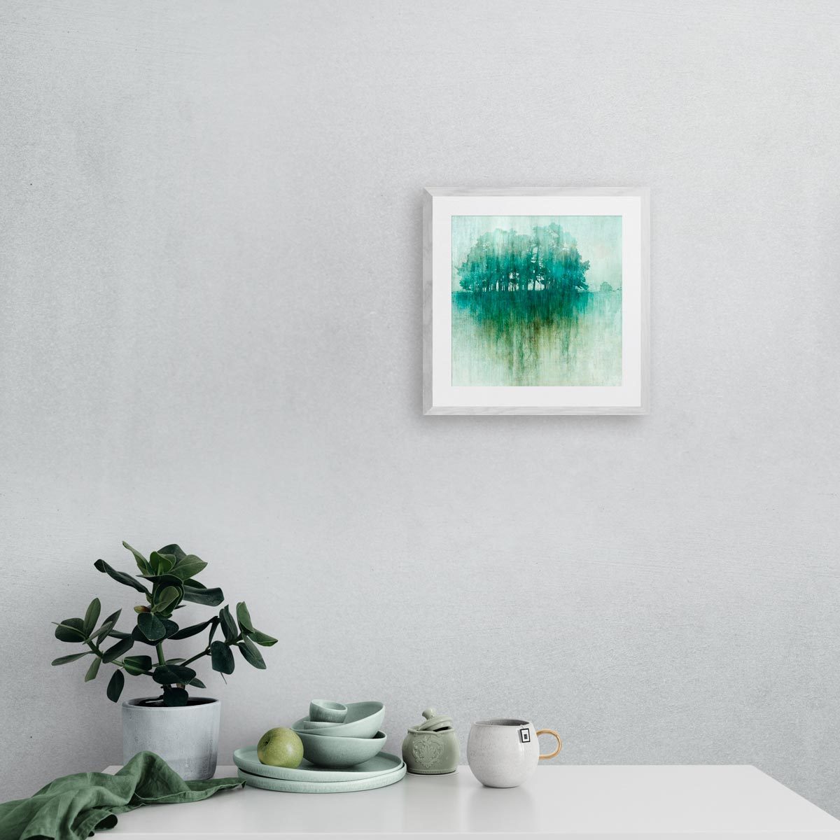 Medium fine art print in frame (not included)
