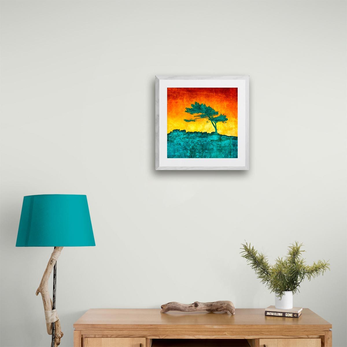 Medium fine art print in frame (not included)