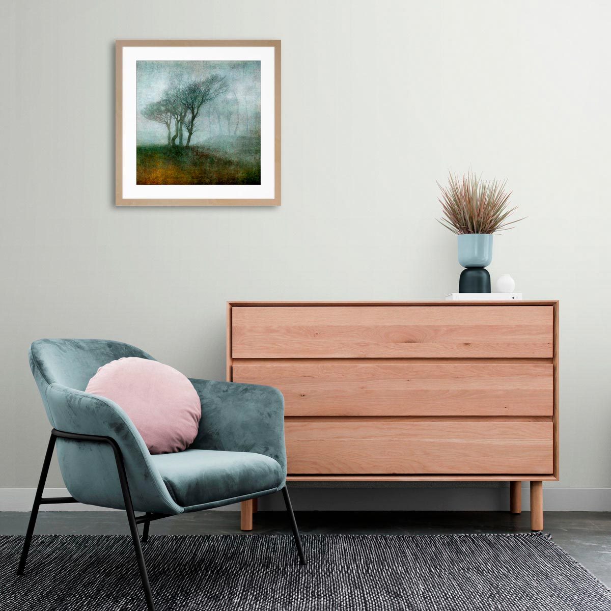 Medium fine art print in frame (not included)